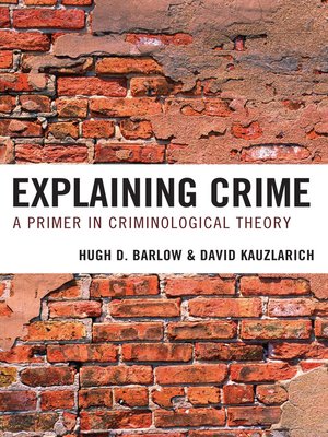 cover image of Explaining Crime